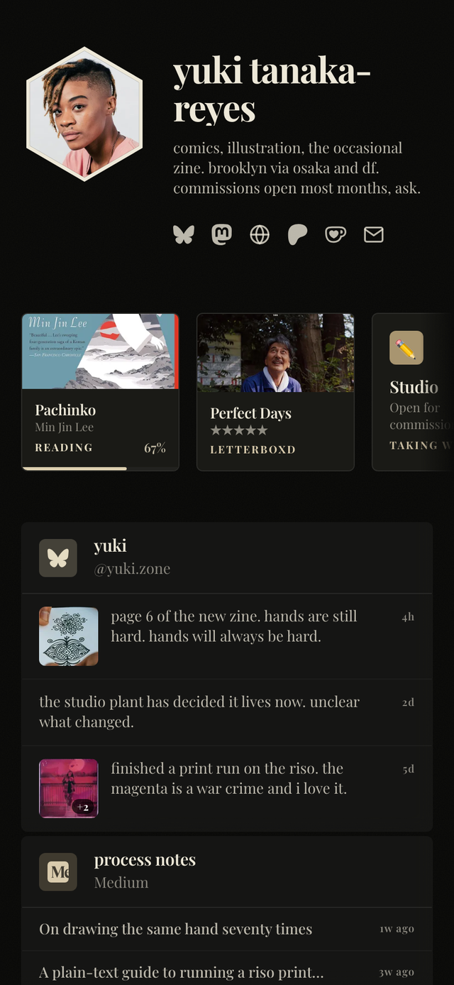 Yuki's demo Beacon — Comics + illustration